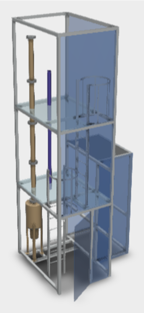 Projet conçu par CO2 Engineering : Colonne à distiller dans une industrie